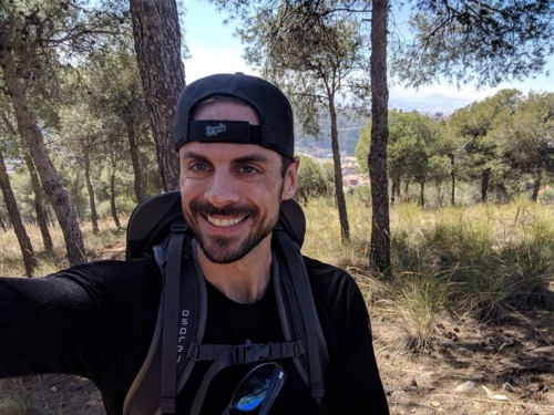 Hiking through spain